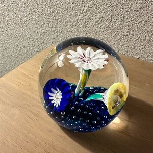 Vintage Trumpet Flower Paper weight